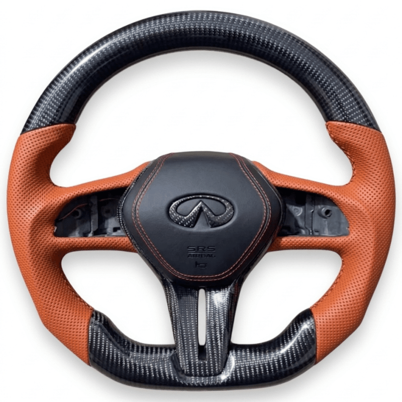 Custom Infiniti Q50/Q60 carbon fiber steering wheel 2018+