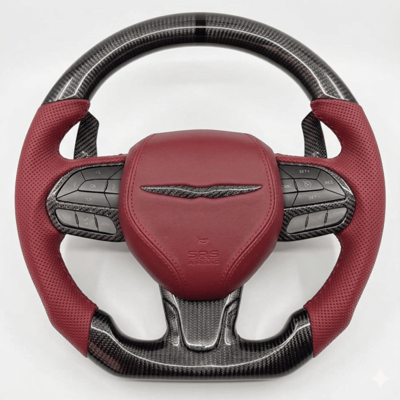 Custom Chrysler 300 2015+ Carbon fiber steering wheel