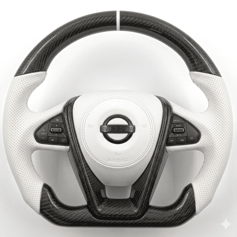 Custom Nissan Maxima 2018-2025 Carbon fiber steering wheel