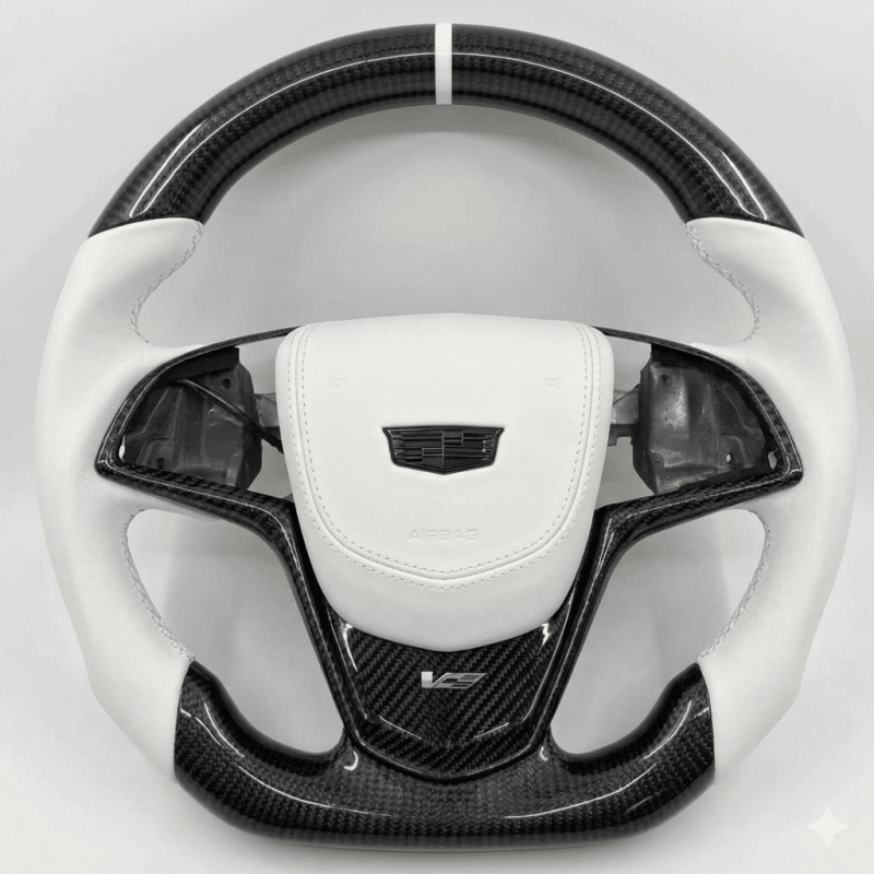 Custom Cadillac ATS/CTS 2013-2019 Carbon fiber steering wheel