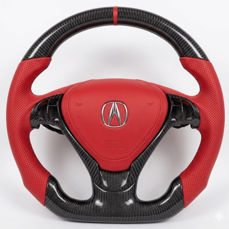Custom Acura TL 2009-2014 carbon fiber steering wheel
