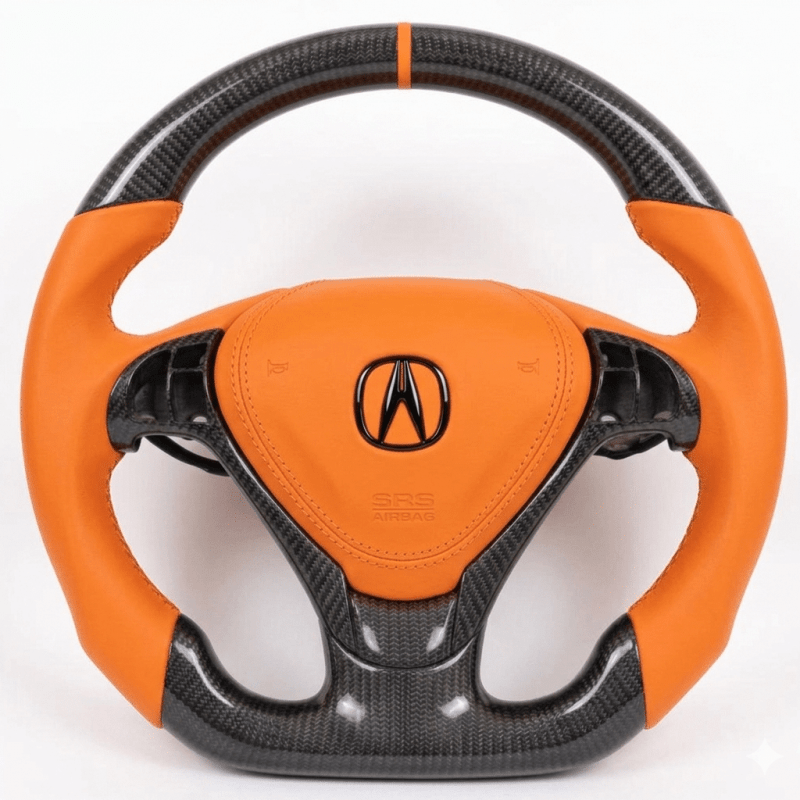Custom Acura TL 2009-2014 carbon fiber steering wheel